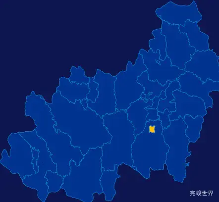 echarts揭阳市普宁市geoJson地图区域闪烁